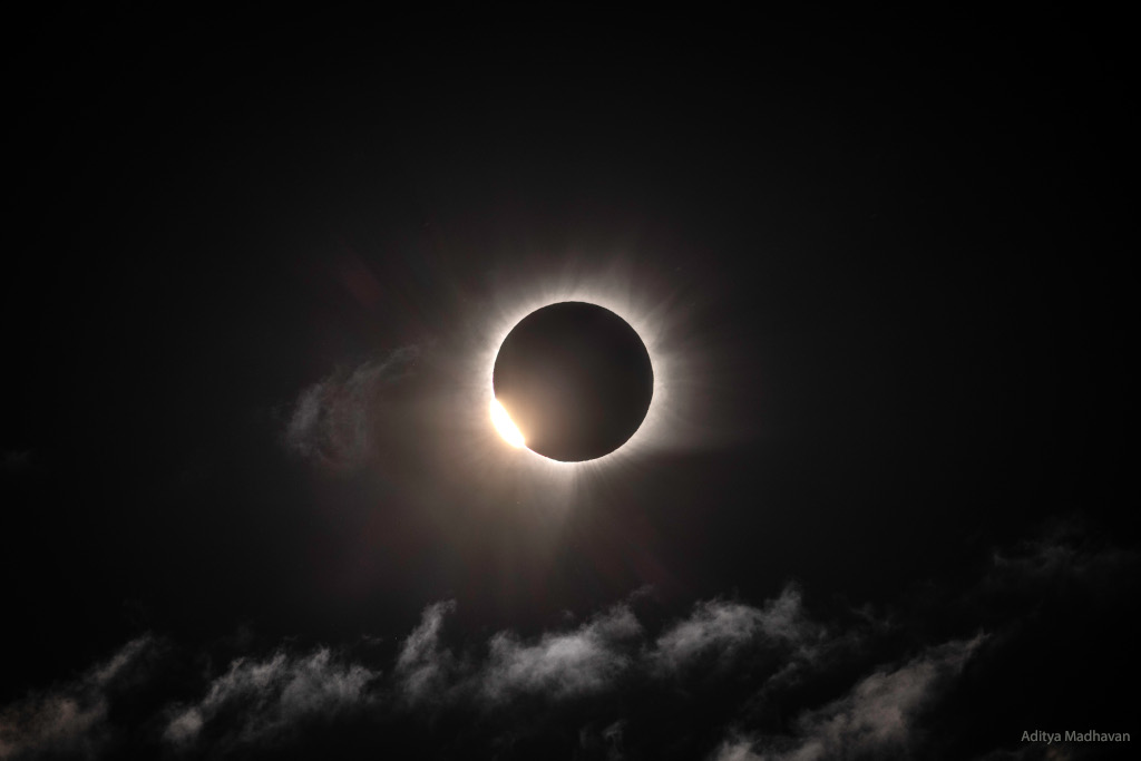 Totale Sonnenfinsternis von Grönland aus
